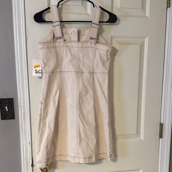 Universal Thread Beige Button-Down Mini Dress - Picture 2 of 4
